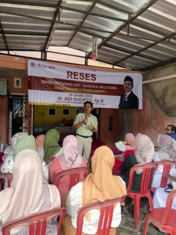 Reses Adi Sucipto, Serap Aspirasi Warga Terkait BPJS Kesehatan