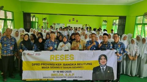 Imelda Tanggapi Keluhan Langsung, Siap Bantu Kebutuhan Mendesak SMAN 1 Merawang