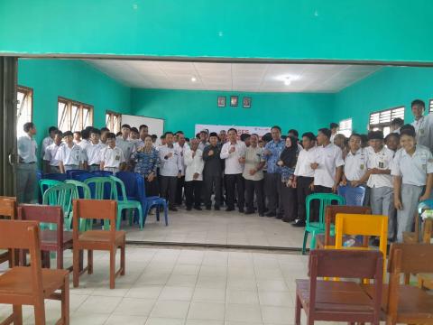 Aksan Gelar Reses di SMK Muhammadiyah Parit Padang, Serap Aspirasi Guru dan Siswa