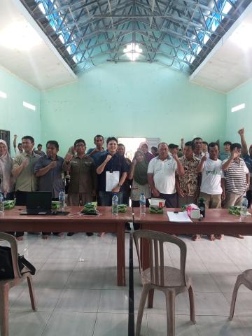 Bobby Prima Bekali Masyarakat Pesisir Bangka Barat  Pemahaman Perda RZWP3K