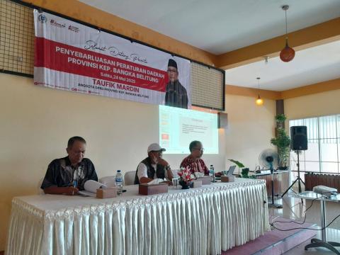 Peduli Pendidikan, Taufik Mardin Sosialisasikan Perda Nomor 2 Tahun 2018