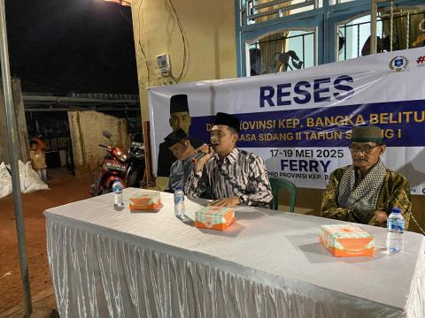 Reses di Toboali, Ferry Ungkap Kegundahan Hatinya Selama Melaksanakan Reses