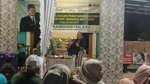 Kasbiransyah Edukasi Masyarakat Tentang Perda Kepariwisataan