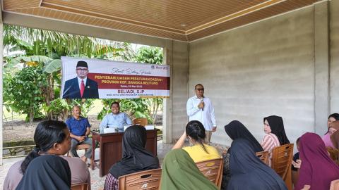 Beliadi Sosialisasikan Perda Kesejahteraan Sosial di Desa Lilangan, Warga Antusias Menyambut