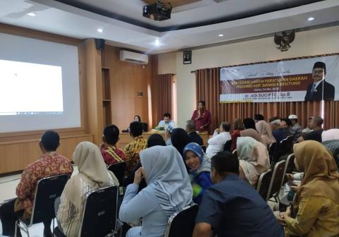 Adi Sucipto Sosialisasikan Perda Kesehatan, Pastikan Layanan Kesehatan Terjamin di Babel