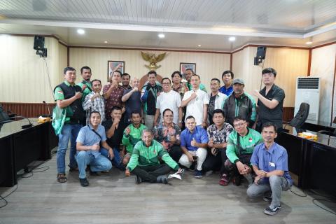 Puluhan Driver Ojol Grab Mengadu ke DPRD Babel, Keluhkan Fitur Tarif BETA