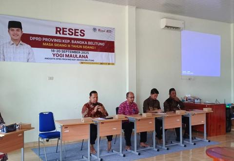 RESES ANGGOTA DPRD PROVINSI BANGKA BELITUNG YOGI MAULANA