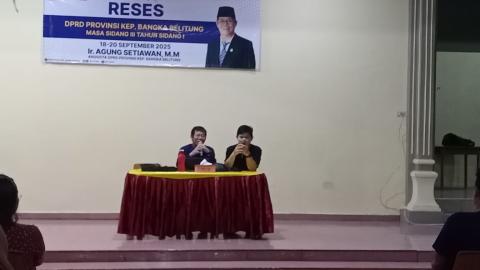 Agung Setiawan Serap Aspirasi Warga Kenanga, Soroti Lampu Jalan dan Dugaan Pungli Camat