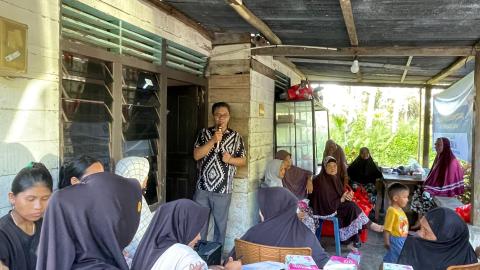 Ketahanan Pangan Jadi Bahasan Utama Reses Mulyadi di Desa Lampur
