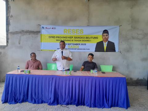 Sardi Serap Aspirasi Warga Simpang Katis Bangka Tengah