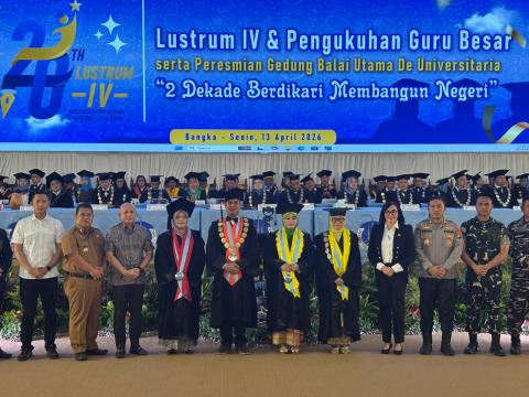 Ketua DPRD Babel Hadiri Dies Natalis ke-20 UBB, Tegaskan Komitmen Dukung Pendidikan