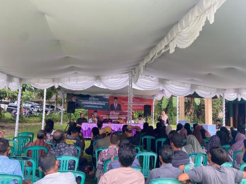 Reses di Air Mungkui, Warga Keluhkan Tumpang Tindih Lahan dengan IUP PT Timah