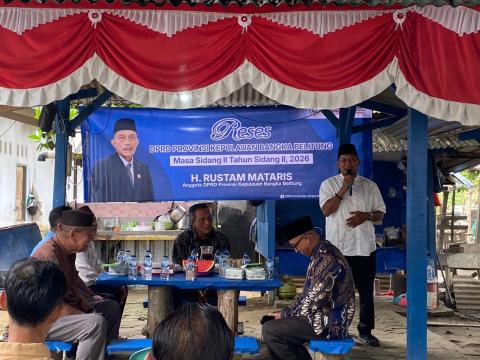 Serap Aspirasi Warga Air Itam, Rustam Mataris Soroti Jalan Rusak hingga Lampu Jalan Padam